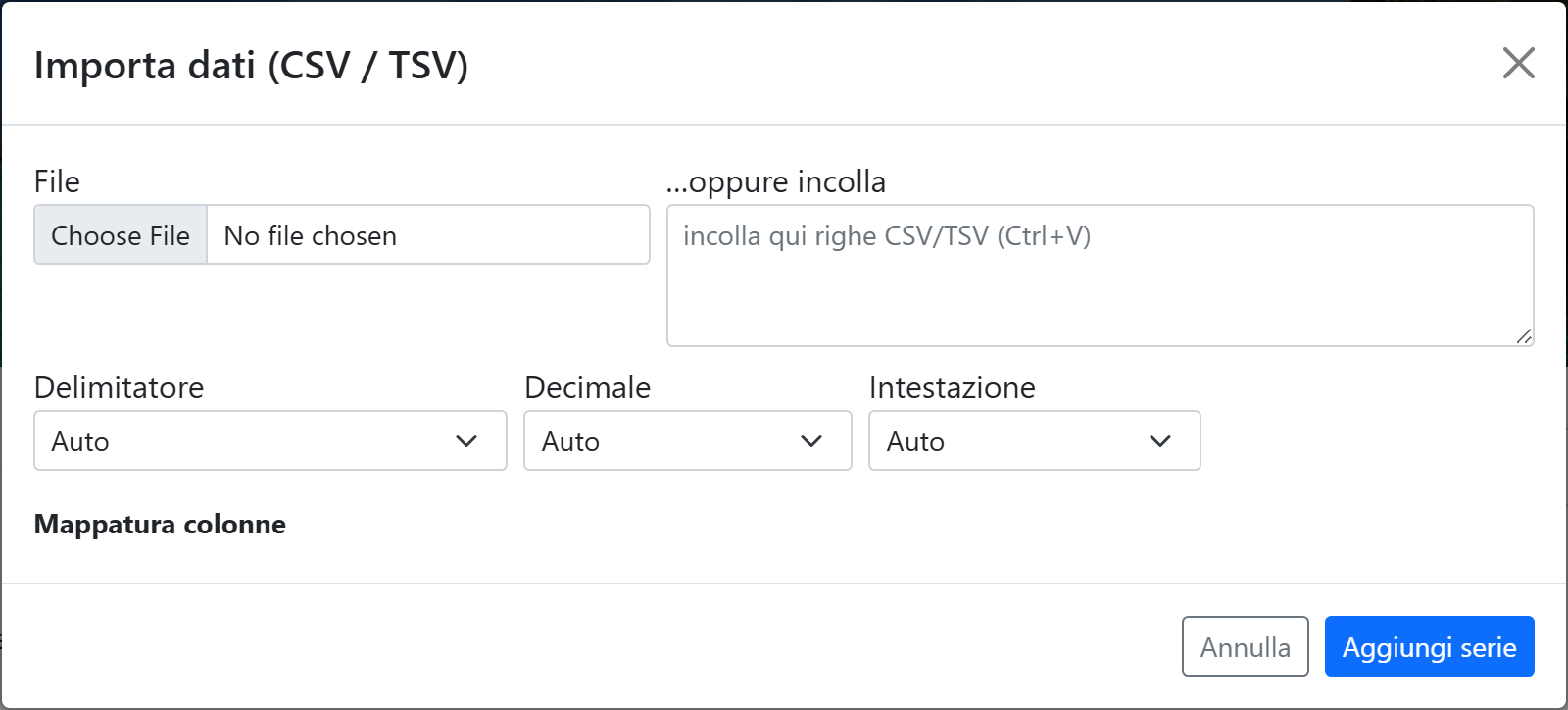 Import CSV